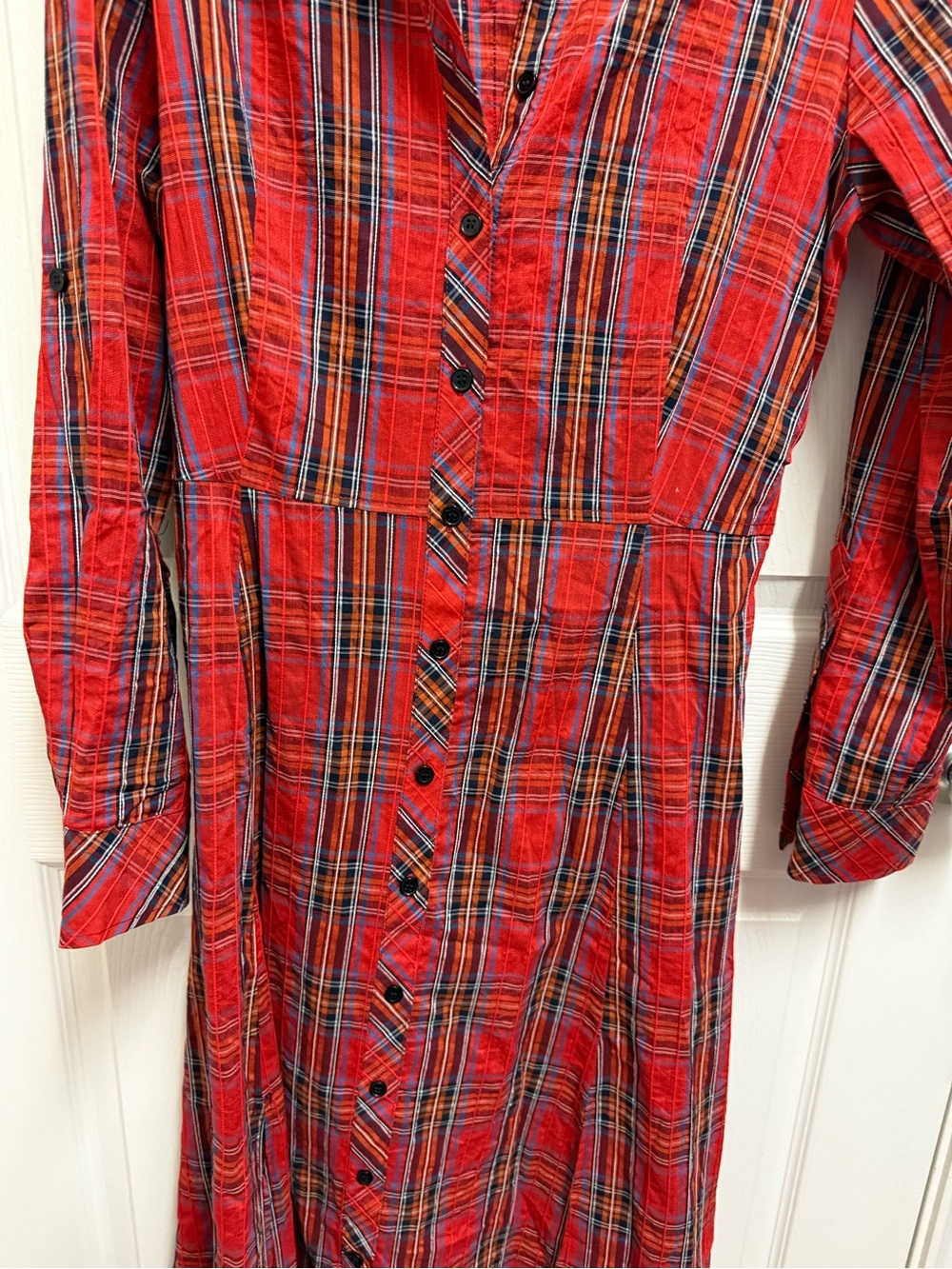 Finley Christmas Plaid Maxi Dress - Picture 3 of 14